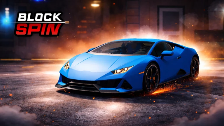 Official BlockSpin Roblox game thumbnail